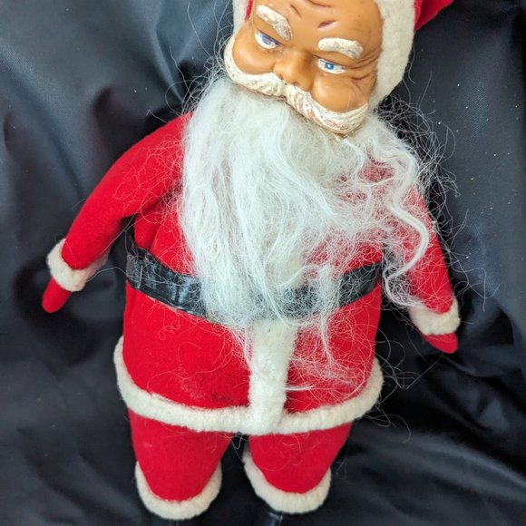 Vintage 1950s Santa Claus 12" Inch, Vintage Christmas Made In Japan Red Mittens - Picture 6 of 7